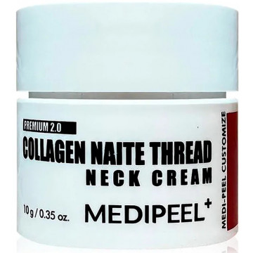 Купити - Medi Peel Premium Collagen Naite Thread Neck Cream 2.0 - Пептидний крем для шиї та декольте