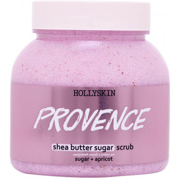 Купити - Hollyskin Shea Butter Sugar Scrub Provence - Цукровий скраб з маслом ши та перлітом