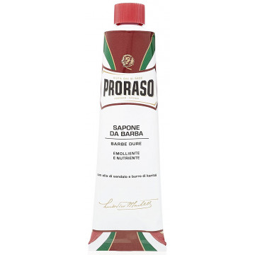 Купити - Proraso Red Line Emollient Shaving Cream - Живильний крем для гоління жорсткої щетини
