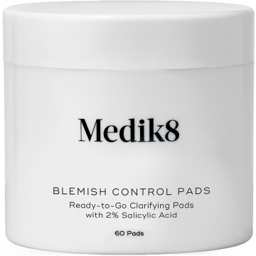Купити - Medik8 Blemish Control Pads - Безспиртові пади з саліциловою кислотою для проблемної шкіри обличчя Купити - Medik8 Blemish Control Pads - Безспиртові пади з саліциловою кислотою для проблемної шкіри обличчя