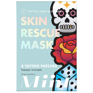 Купити - Petite Amie Skin Rescue Mask, Tattoo Patches - Маска-патчі для комбінованої шкіри обличчя