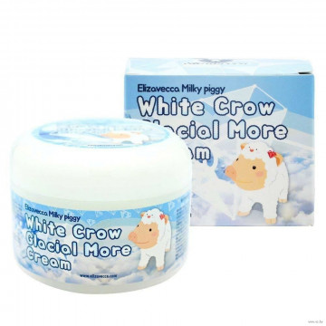 Купити - Elizavecca White Crow Glacial More Cream - Крем для обличчя повітряний