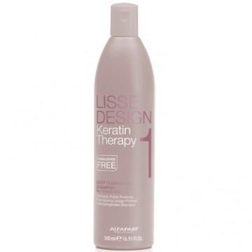 Купити - Alfaparf Lisse Design Keratin Therapy Deep Cleansing Shampoo - Шампунь для глибокого очищення