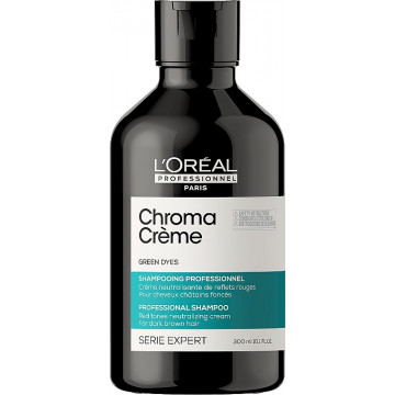 Купити - L'Oreal Professionnel Serie Expert Chroma Creme Green Dyes Professional Shampoo - Шампунь для нейтралізації червоних відтінків темно-коричневого волосся