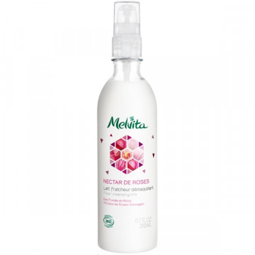 Купити - Melvita Nectar De Rose Fresh Cleansing Milk - Освіжаюче молочко "Рожевий нектар"