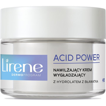 Купити - Lirene Acid Power Moisturizing Smoothing Cream - Крем з лактобіоновою кислотою