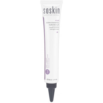 Купити - Soskin Alfa & Beta Smooth Structure Overnight Cream - Нічний крем для обличчя з кислотами