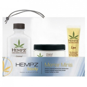 Купити - Hempz Merrier Minis Original Moisturizer - Набір Merrier Minis Original