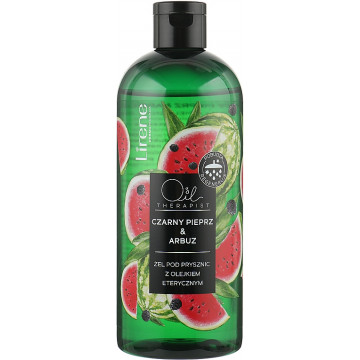 Купити - Lirene Shower Oil Black Pepper & Watermelon Shower Gel - Гель для душу з олією чорного перцю