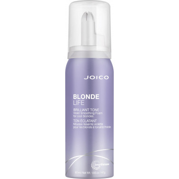 Купити - Joico Blonde Life Brilliant Tone Violet Foam Smoothing Foam - Фіолетовий розгладжуючий мус для збереження яскравості блонду