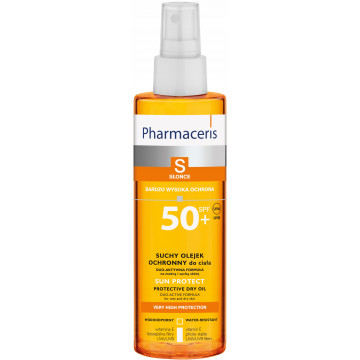 Купити - Pharmaceris S Protective Dry Oil SPF50+ - Сонцезахисна суха олія