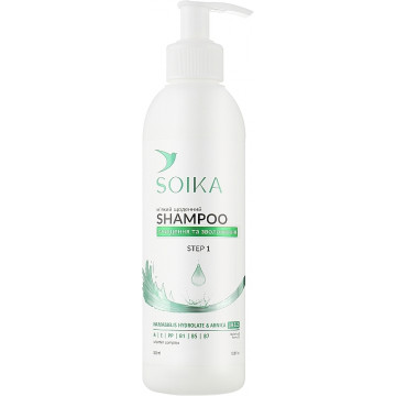 Купити - Soika Hamamelis hydrolate & Arnica Shampoo - Шампунь щоденний м'який Очищення та зволоження