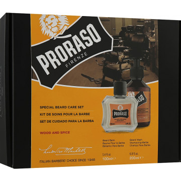 Купити - Proraso Wood And Spice Beard Care Set - Подарунковий набір для догляду за бородою