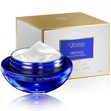 Купити - Premier Dead Sea Prestige Day Cream Complex Normal to Oily Skin - Денний крем-комплекс для нормальної і жирної шкіри обличчя SPF17