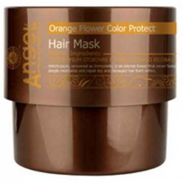 Купити - Angel Provence Orange Flower Color Protect Hair Mask - Захисна маска для волосся "Сяючий колір" з квіткою апельсина