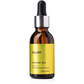 Купити - Hillary Organic Cold-Pressed Moroccan Argan Oil - Органічна марокканська арганова олія холодного віджиму