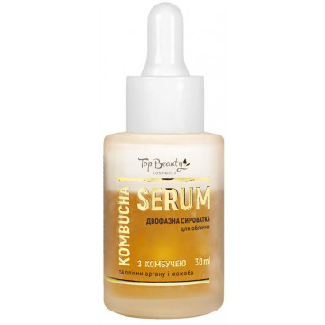 Top Beauty Kombucha Serum - Двофазна сироватка для обличчя з комбучею