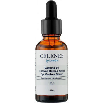 Купити - Celenes Caffeine 5% + Rowan Berries Active Eye Contour Serum - Активна сироватка для шкіри навколо очей