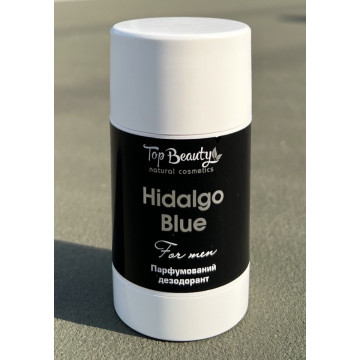 Купити - Top Beauty Hidalgo Blue Deodorant for Men - Сухий парфумований дезодорант з пребіотиком для чоловіків