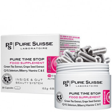 Купити - Pure Suisse Pure Time Stop Step 1 - Відновлююча харчова добавка з кісточками винограду