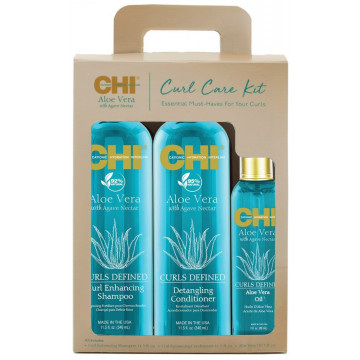 Купити - CHI Aloe Vera Curl Care Kit Set - Набір для догляду за волоссям з алое