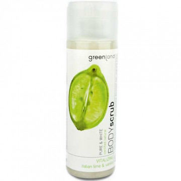 Купити - Greenland Pure & White Body Scrub Italian Lime & Vanilia - Скраб для тіла Італійський Лайм-Ваніль Купити - Greenland Pure & White Body Scrub Italian Lime & Vanilia - Скраб для тіла Італійський Лайм-Ваніль