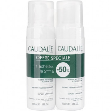 Купити - Caudalie Instant Foaming Cleanser Set - Набір з двох пінок для зняття макіяжу