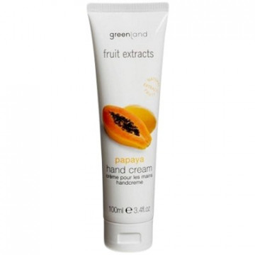 Купити - Greenland Fruit Extracts Natural Hand Cream Papaya - Крем для рук Папайя