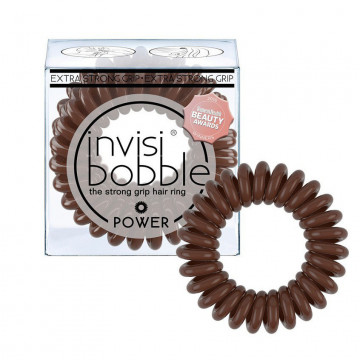 Купити - Invisibobble Power Pretzel Brown - Гумки для волосся экстра-сильной фіксації