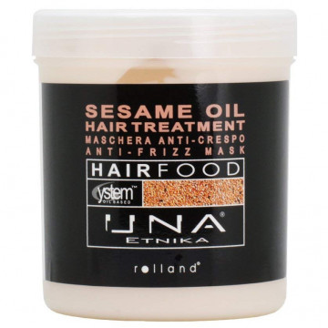 Купити - Rolland Una Hair Food Sesam Oil Hair Treatment - Маска для розгладження волосся з маслом кунжуту