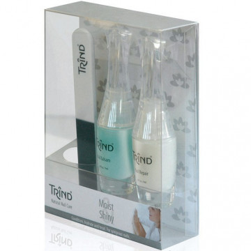 Купити - Trind Moist & Shiny Set - Набір по догляду за нігтями Здорові і красиві нігті