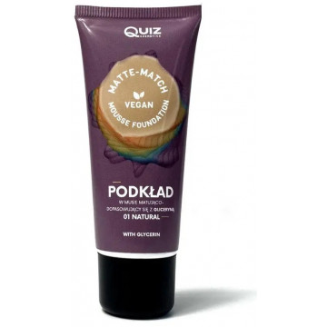 Quiz Cosmetics Matte-Match Mousse Foundation - Матуюча тональна основа-мус