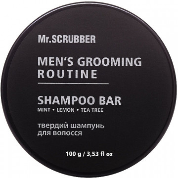 Купити - Mr.Scrubber Men's Grooming Routine Shampoo Bar - Твердий шампунь для волосся