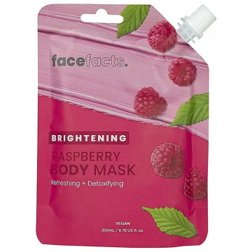 Купити - Face Facts Brightening Raspberry Body Mask - Освітлююча маска для тіла "Малина"