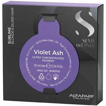 Купити - Alfaparf Semi Di Lino Sublime Ultra Concentrated Pigment Violet Ash - Пігмент-догляд для світлого волосся