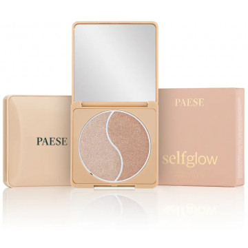 Купити - Paese Selfglow Highlighter Ultra Pallet - Компактна хайлайтер палітра 2 в 1