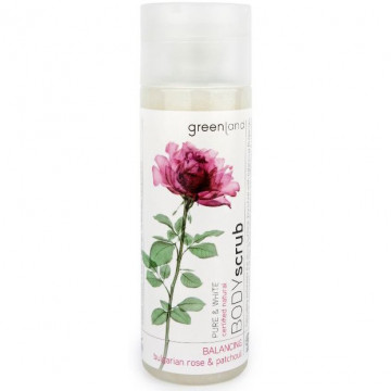 Купити - Greenland Pure & White Body Scrub Bulgarian Rose & Patchouli - Скраб для тіла Болгарська Роза-Пачули