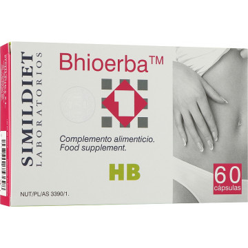 Купити - Simildiet Laboratorios Bhioerba №1 - Харчова добавка для нормалізації роботи шлунково-кишкового тракту