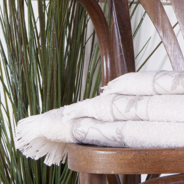 Купити - Pavia Glen - Набір рушників (бежевий) 2 шт