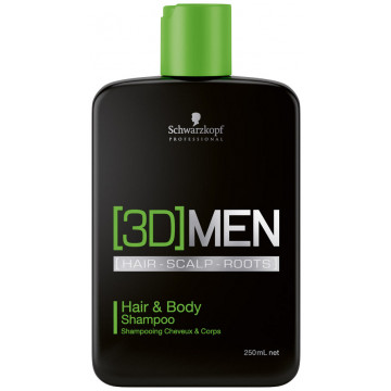 Купити - Schwarzkopf Professional 3D Men Hair & Body Shampoo - Шампунь для волосся і тіла