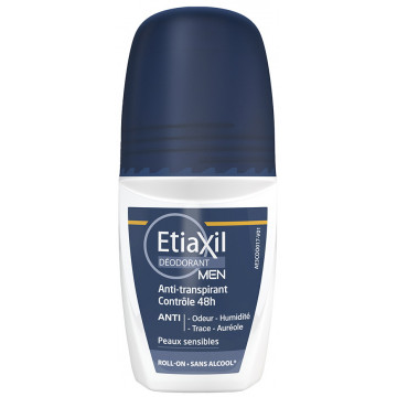 Купити - Etiaxil Antiperspirant Men Deo 48H Roll-on - Роликовий антиперспірант "Захист 48 годин" для чоловіків