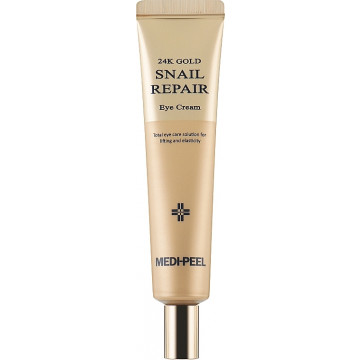 Купити - Medi Peel 24K Gold Snail Repair Eye Cream - Відновлюючий крем для шкіри навколо очей із золотом і муцином равлика