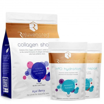 Купити - Rejuvenated Radiant Skin Collection - Колагеновий зволожуючий набір «Сяйво шкіри»