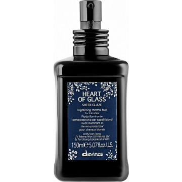 Купити - Davines Heart Of Glass Sheer Glaze - Термозахисний флюїд для надання блиску світлим відтінкам волосся