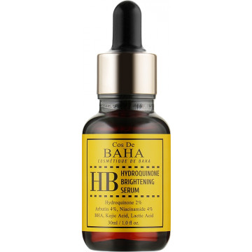 Купити - Cos De BAHA Hydroquinone Brightening Serum - Інтенсивна сироватка проти пігментації з гідрохіноном