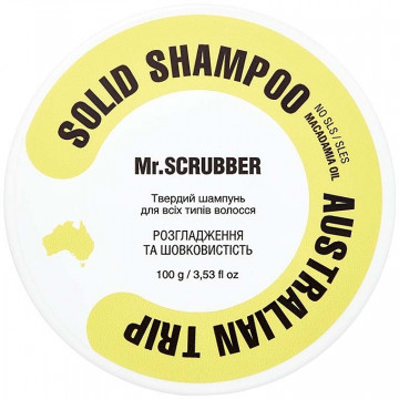 Купити - Mr.Scrubber Solid Shampoo Bar "Australian Trip" - Твердий шампунь