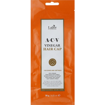 Купити - La'dor ACV Vinegar Hair Cap - Маска-шапочка для волосся з яблучним оцтом