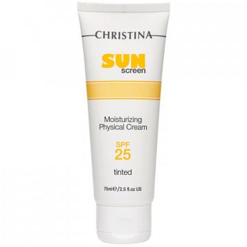 Купити - Christina Sunscreen Moisturizing Cream Physical Tinted SPF 25 - Сонцезахисний зволожуючий крем з тоном і фізичним захистом SPF 25