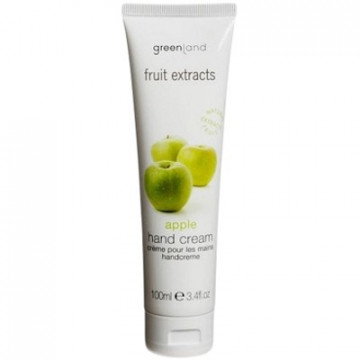 Купити - Greenland Fruit Extracts Natural Hand Cream Apple - Крем для рук Яблуко