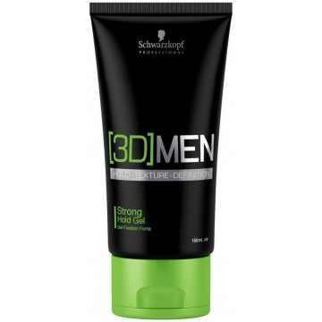 Купити - Schwarzkopf Professional 3D Men Strong Hold Gel - Гель для волосся сильної фіксації